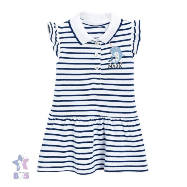 Blue Mariner Dress in Nautical Stripes