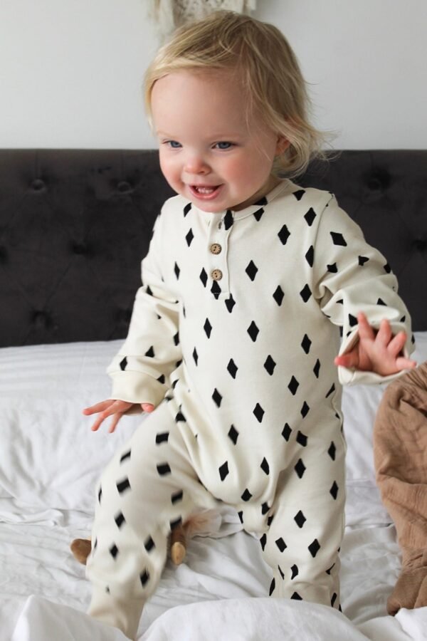 Diamond Scatter Baby Romper - Image 2